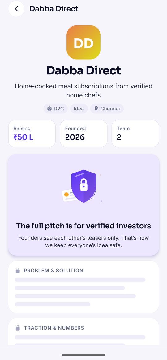 A locked pitch